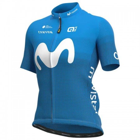 Maglia 2021 Movistar Team Donna N001 Manica Corta